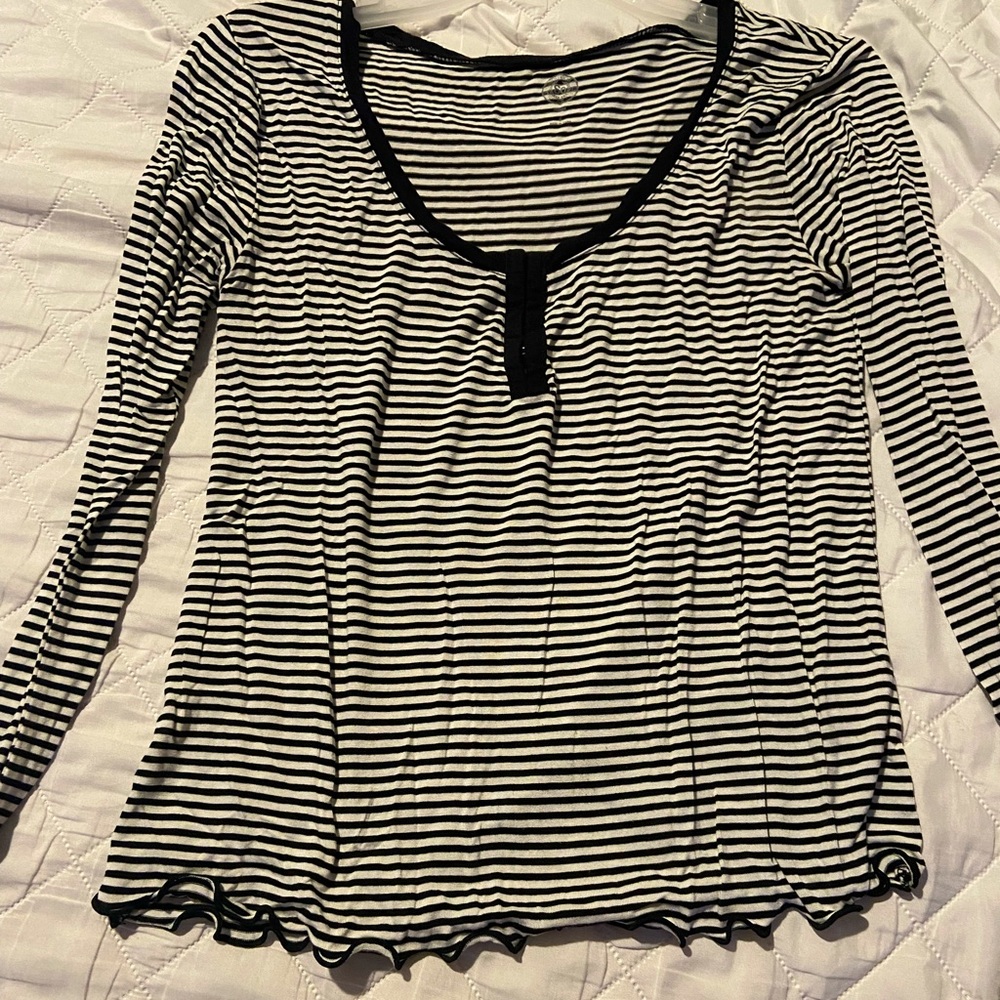 Stripped Button Down Shirt